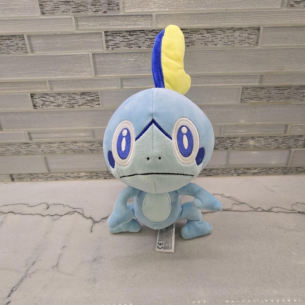 Pokemon Sobble Plush Toy Wicked Cool Toys 8" Nintendo 2020‎ Blue Stuffed Animal